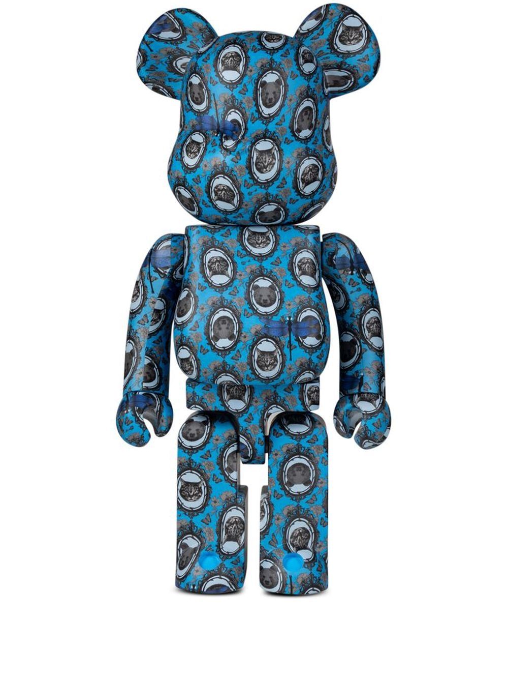 MEDICOM TOY x Robe Japonica Mirror BE@RBRICK 模型玩具 - 蓝色