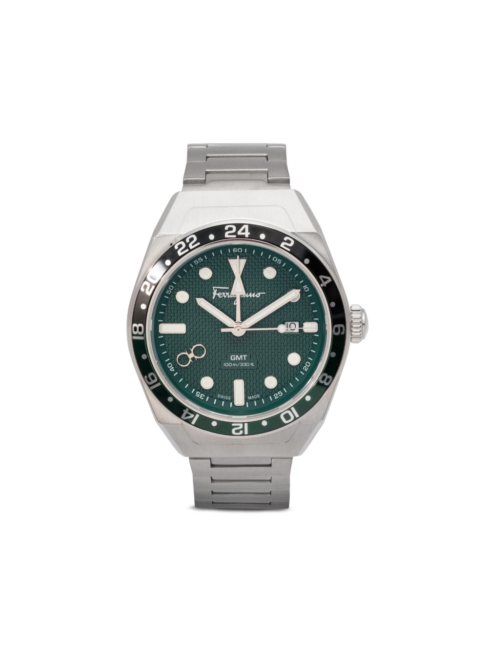 Ferragamo SLX GMT 43毫米腕表 - 绿色