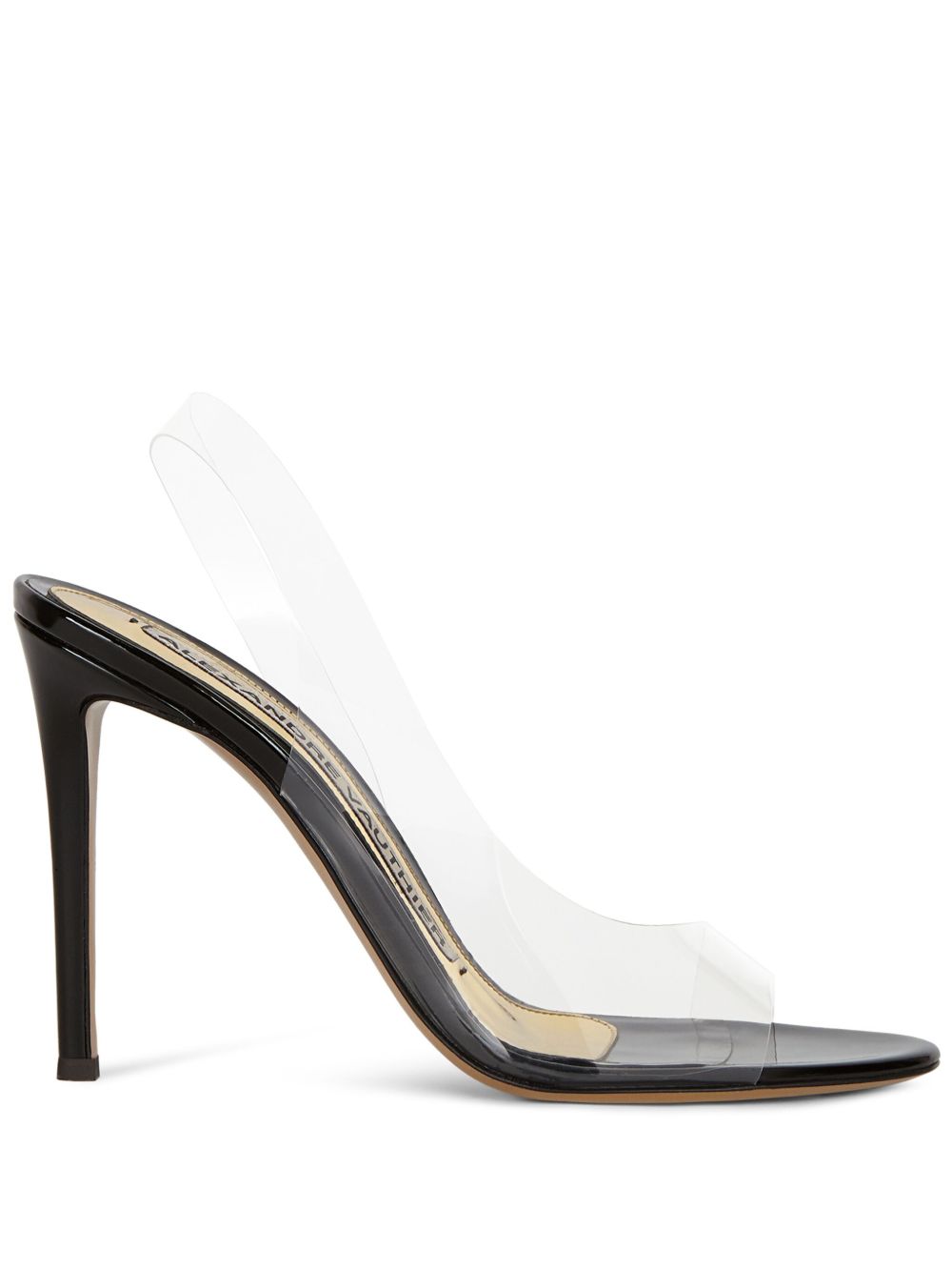 Alexandre Vauthier Vinavil 透明高跟凉鞋 - 白色
