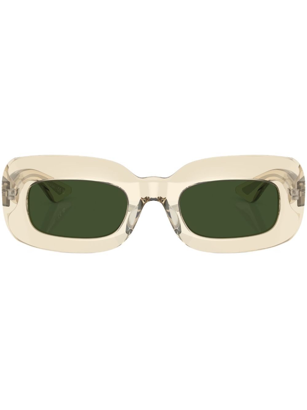Oliver Peoples 1966C 长方形框太阳眼镜 - 中性色