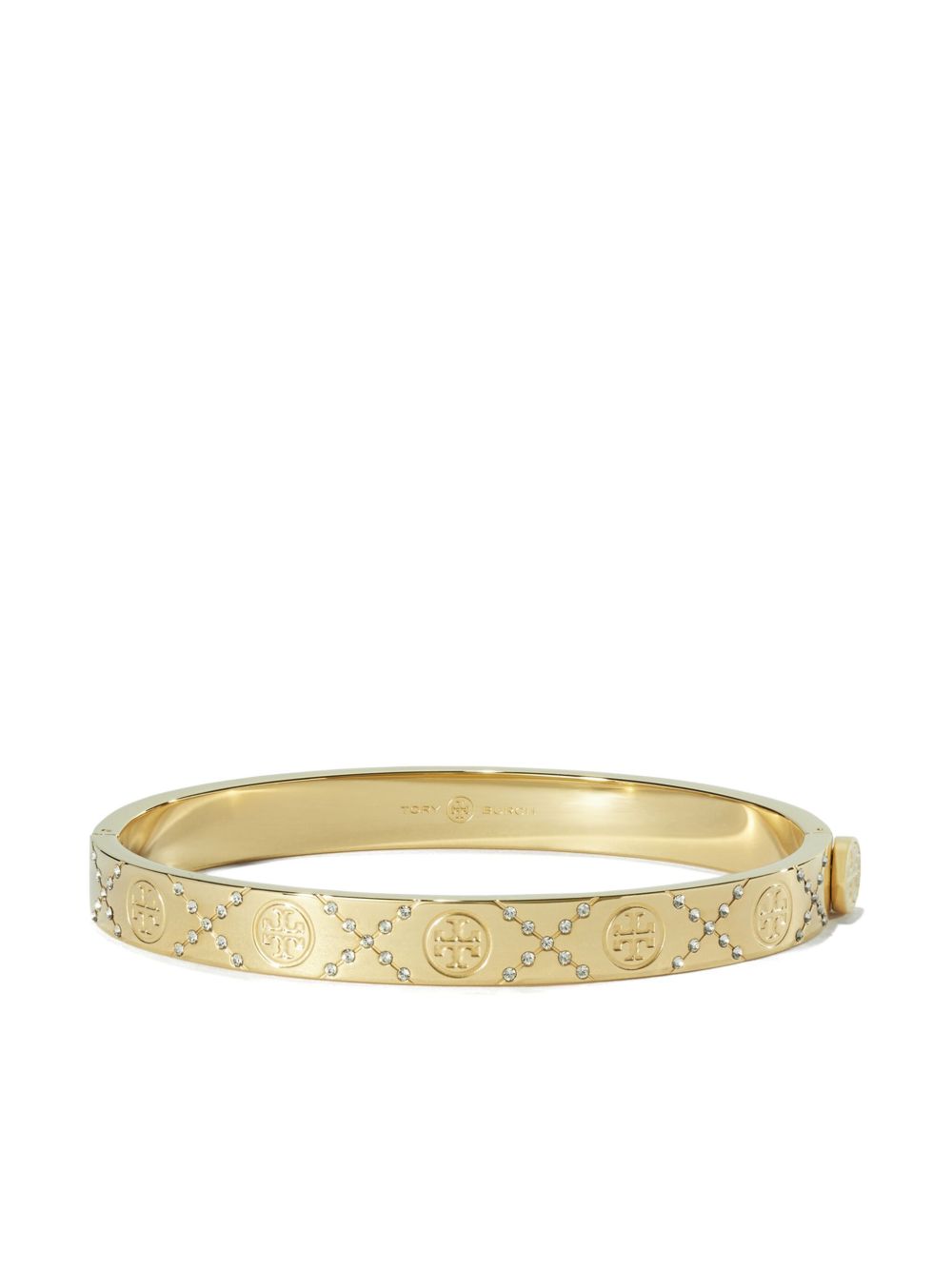 Tory Burch T 经典logo手环 - 金色