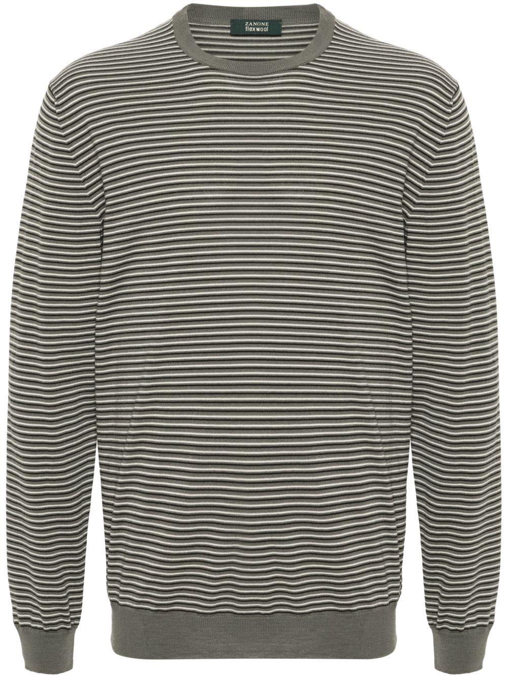 Zanone Flexwool 高领毛衣 - 绿色