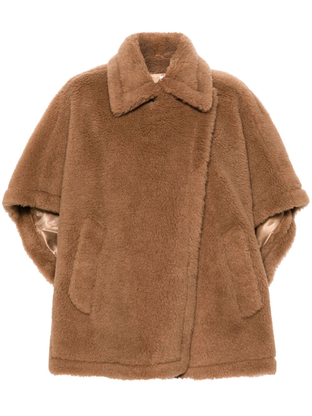Max Mara Tebe 泰迪斗篷 - 褐色