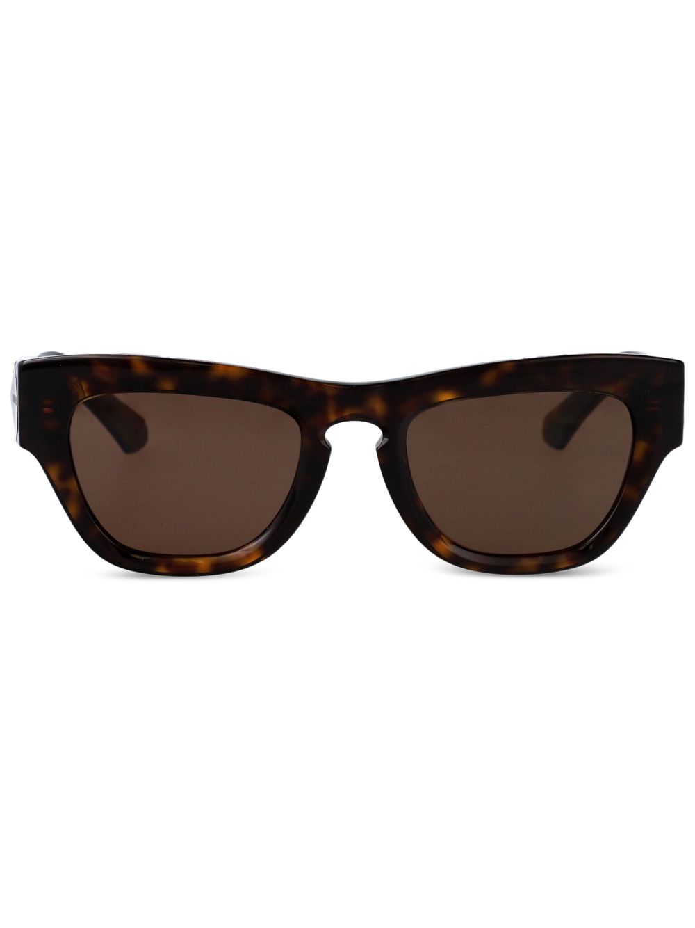 Burberry Eyewear 方框太阳眼镜 - 褐色