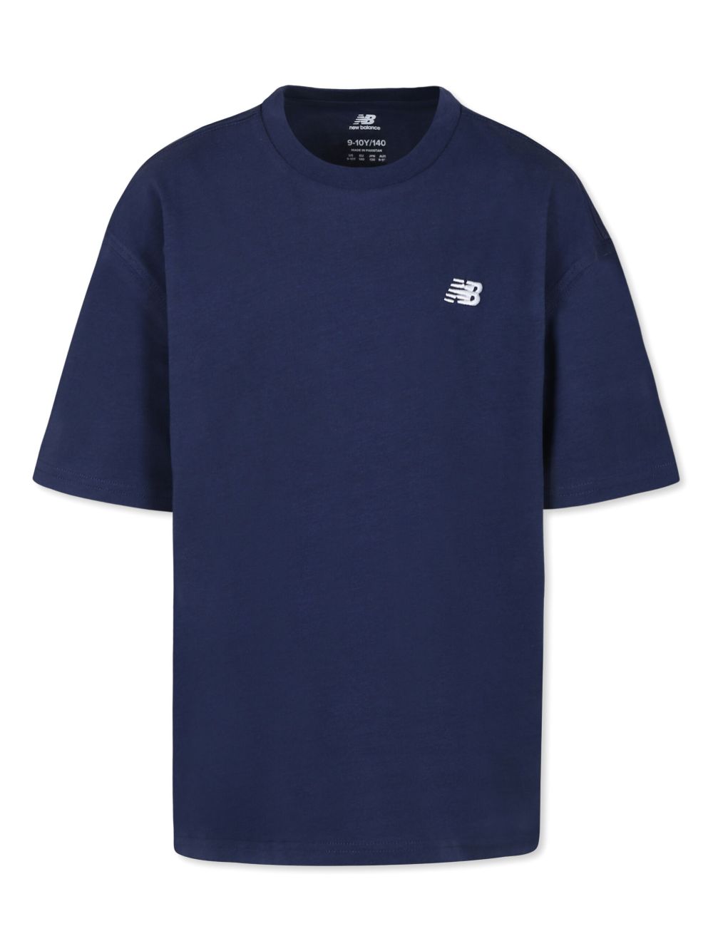 New Balance Kids logo印花T恤 - 蓝色