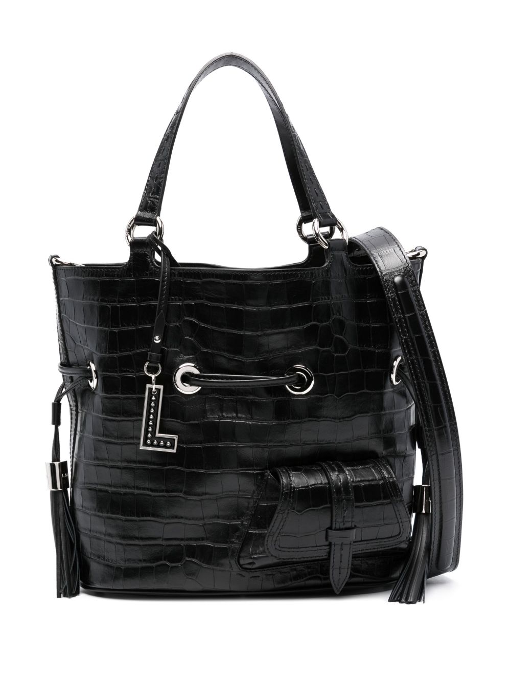 Lancel Premier Flirt 皮质包 - 黑色