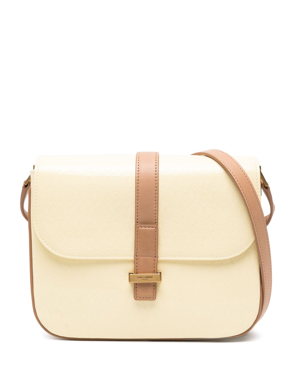 Saint Laurent Pre-Owned Le Monogramme 皮质单肩包（ 典藏款 ） - 黄色