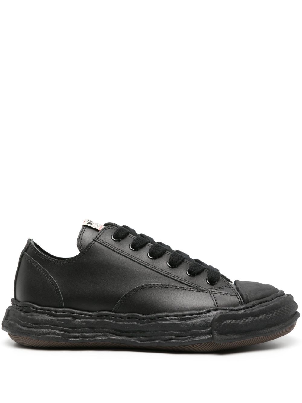 Maison MIHARA YASUHIRO Peterson 23 OG Sole 皮质运动鞋 - 黑色