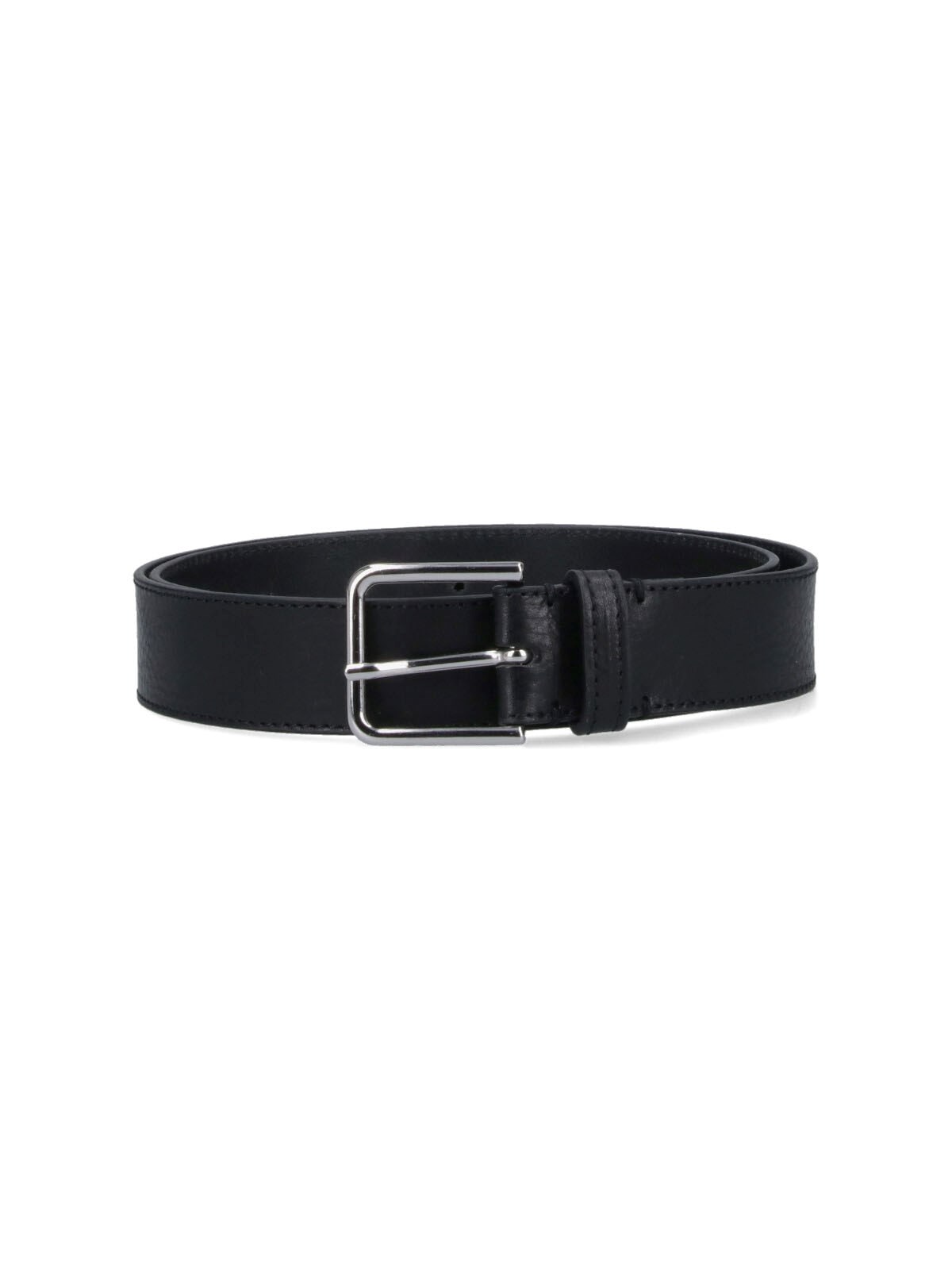 The Frankie Shop Hammered Leather Belt