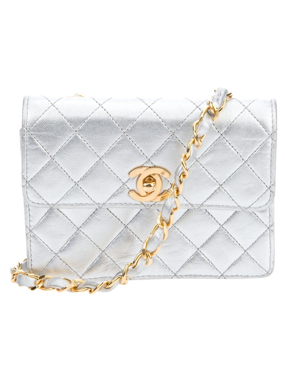 CHANEL Pre-Owned 链条包 - 绿色