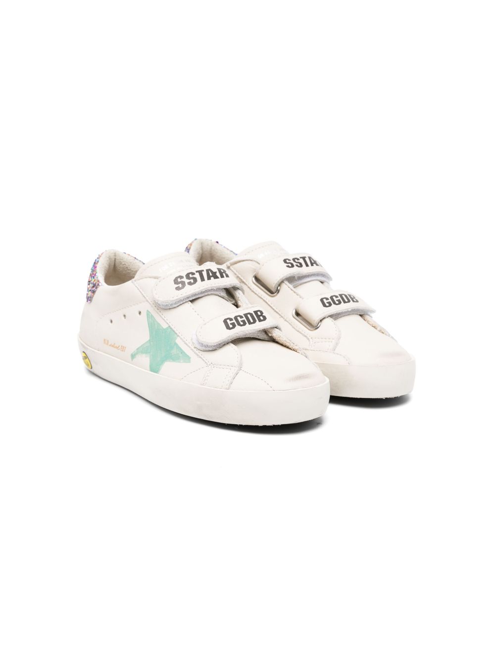 Golden Goose Kids Young Old School 运动鞋 - 中性色