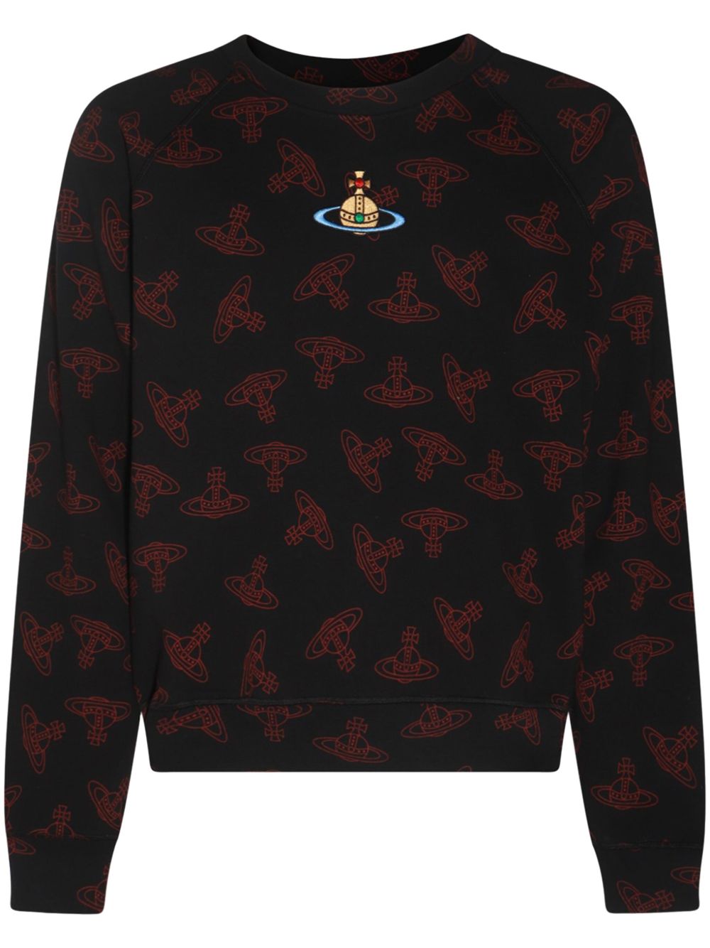 Vivienne Westwood 土星印花卫衣 - 黑色