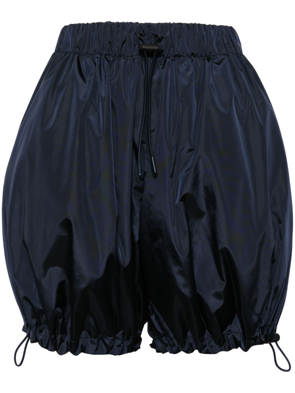 Simone Rocha 抽绳灯笼短裤 - 蓝色
