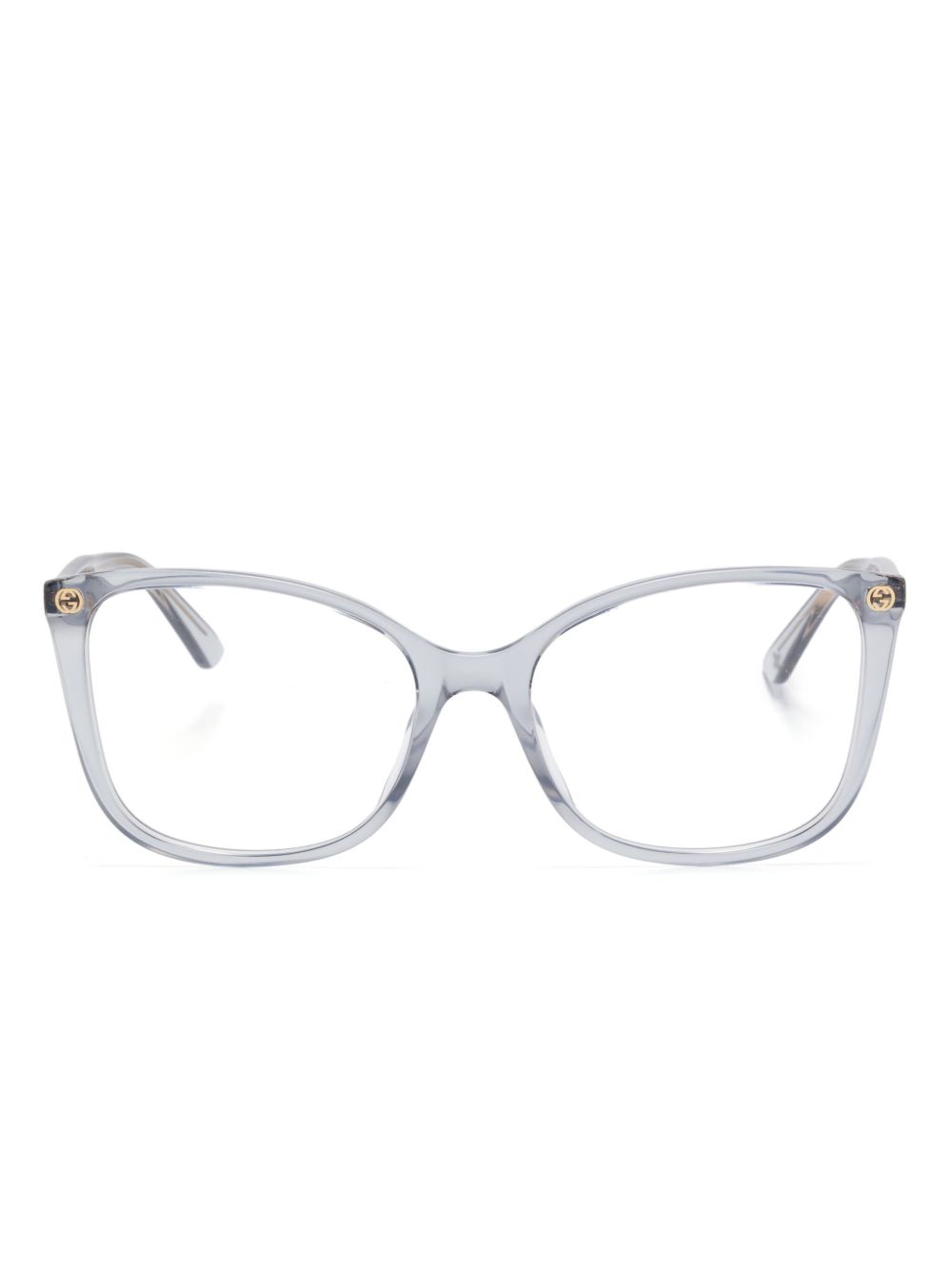 Gucci Eyewear 透明镜框眼镜 - 蓝色