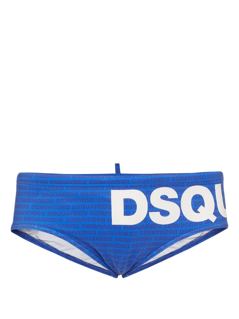 DSQUARED2 logo印花泳裤 - 蓝色