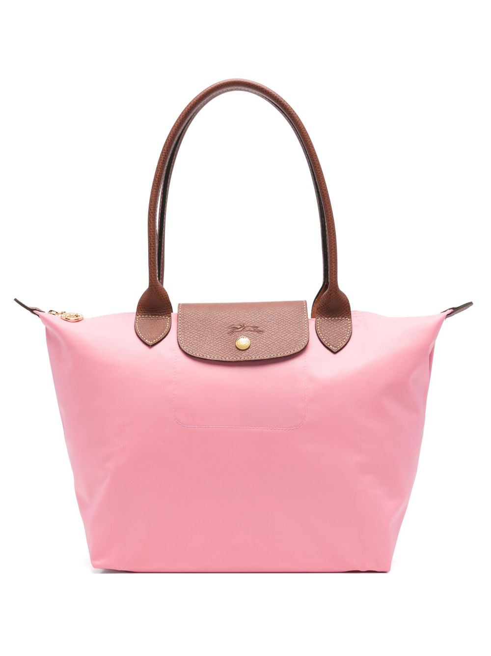 Longchamp Le Pliage 中号手提包 - 粉色