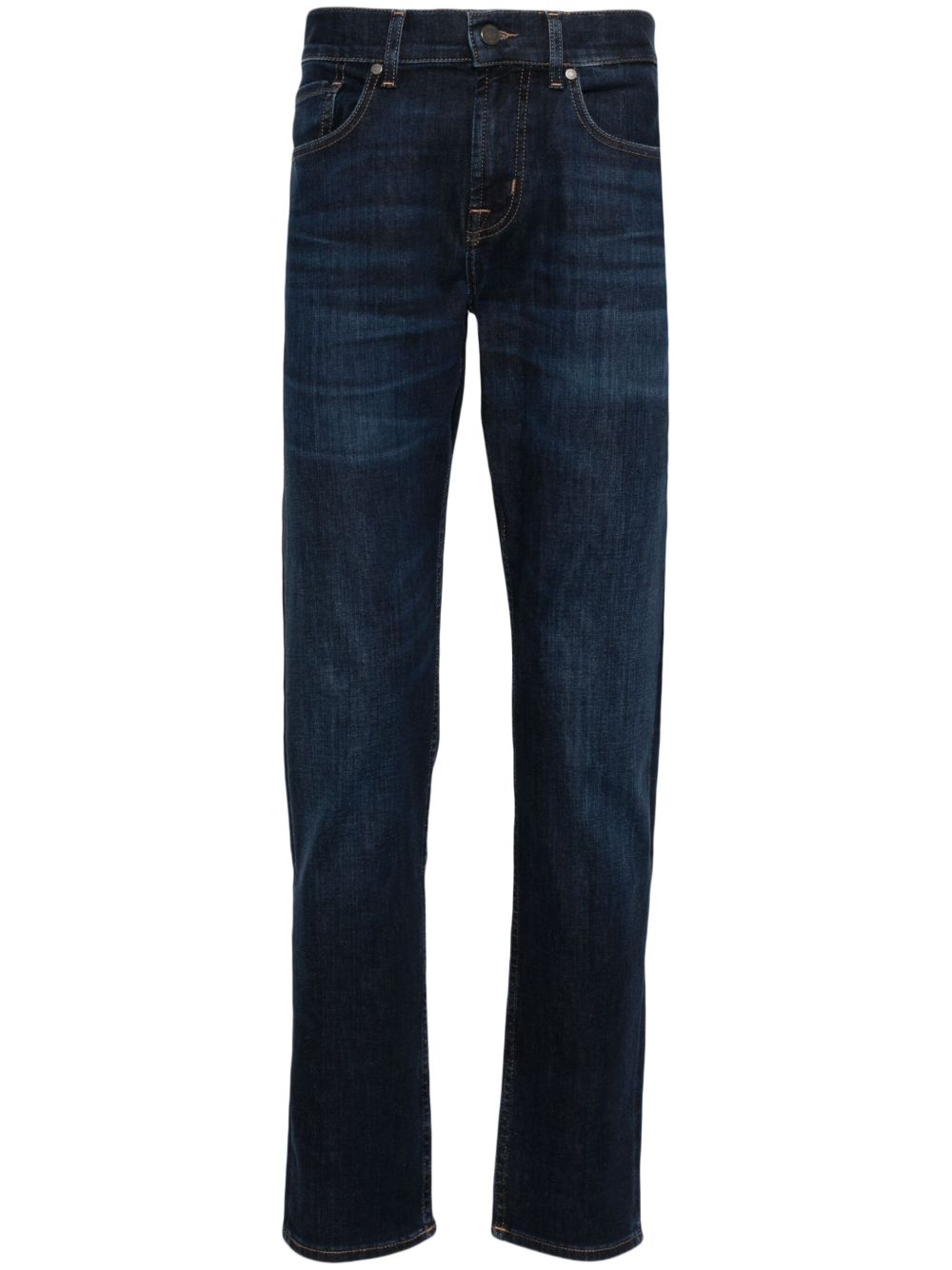 7 For All Mankind Slimmy 直筒牛仔裤 - 蓝色