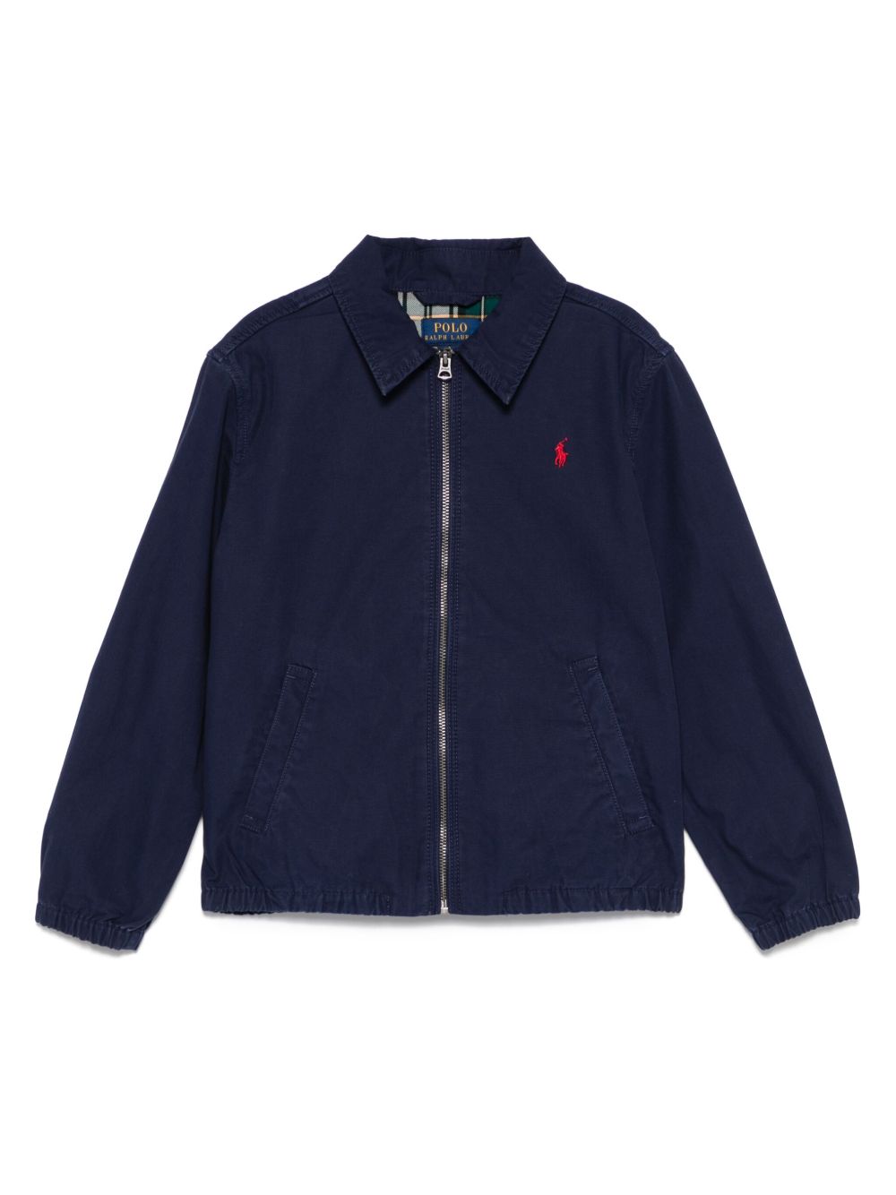 POLO RALPH LAUREN KIDS Polo Pony 刺绣夹克 - 蓝色