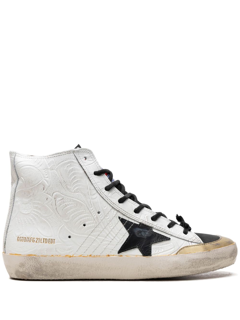 Golden Goose Francy Penstar White/Gold/Black 运动鞋 - 白色