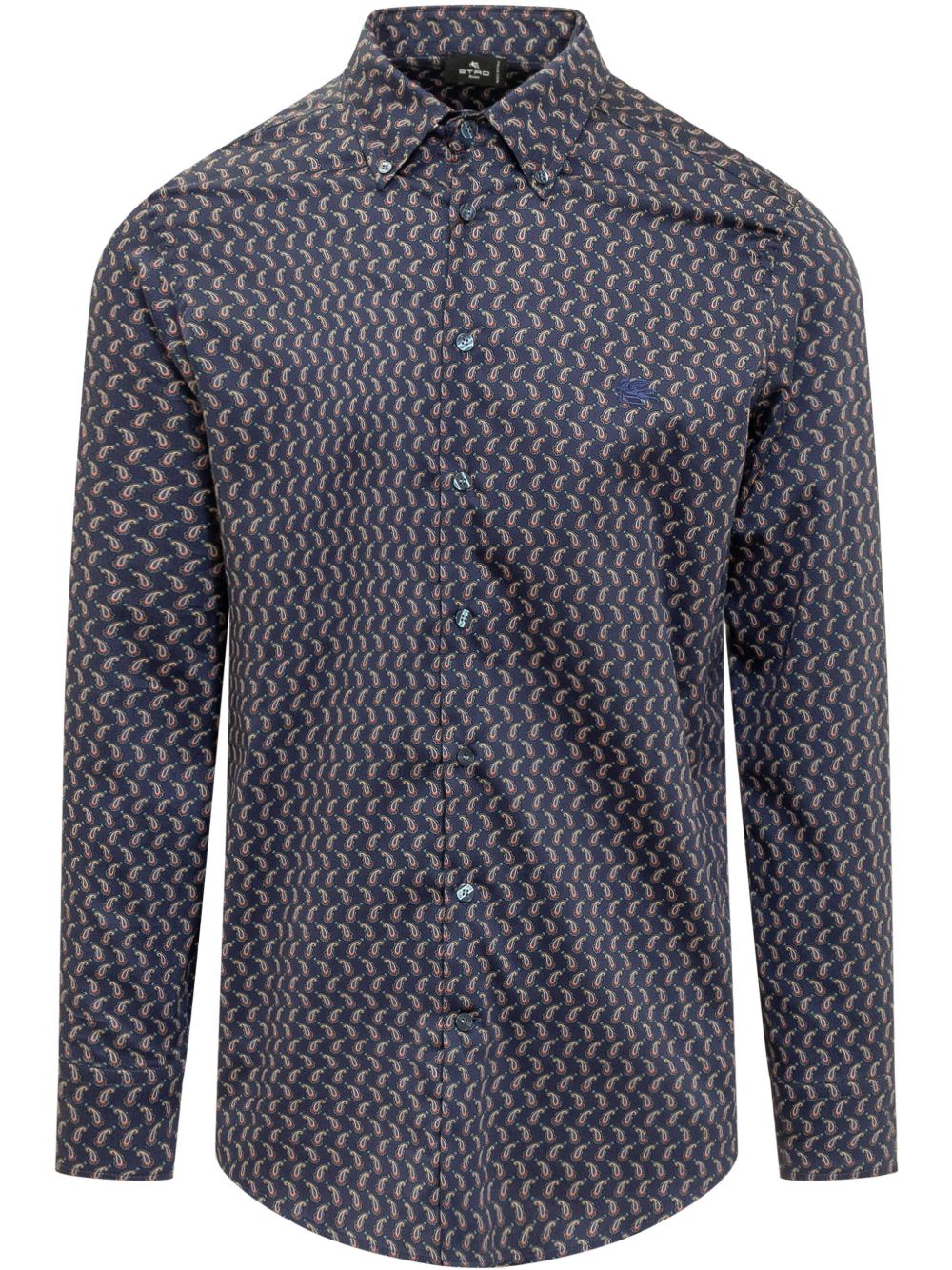 ETRO Fuji 衬衫 - 蓝色