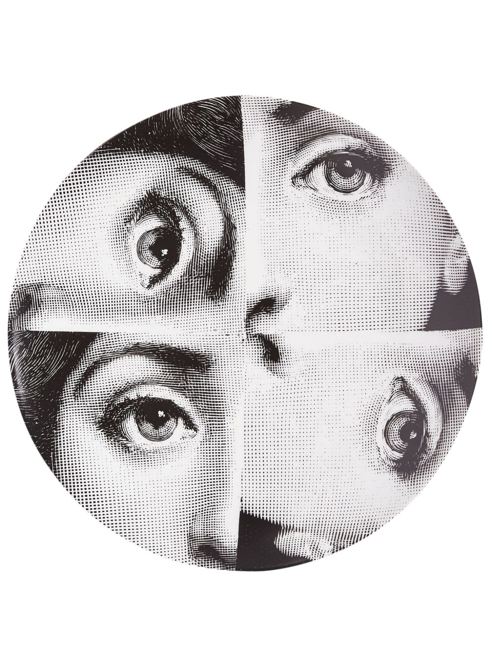 Fornasetti Tema e Variazioni n.244 装饰盘 - 黑色