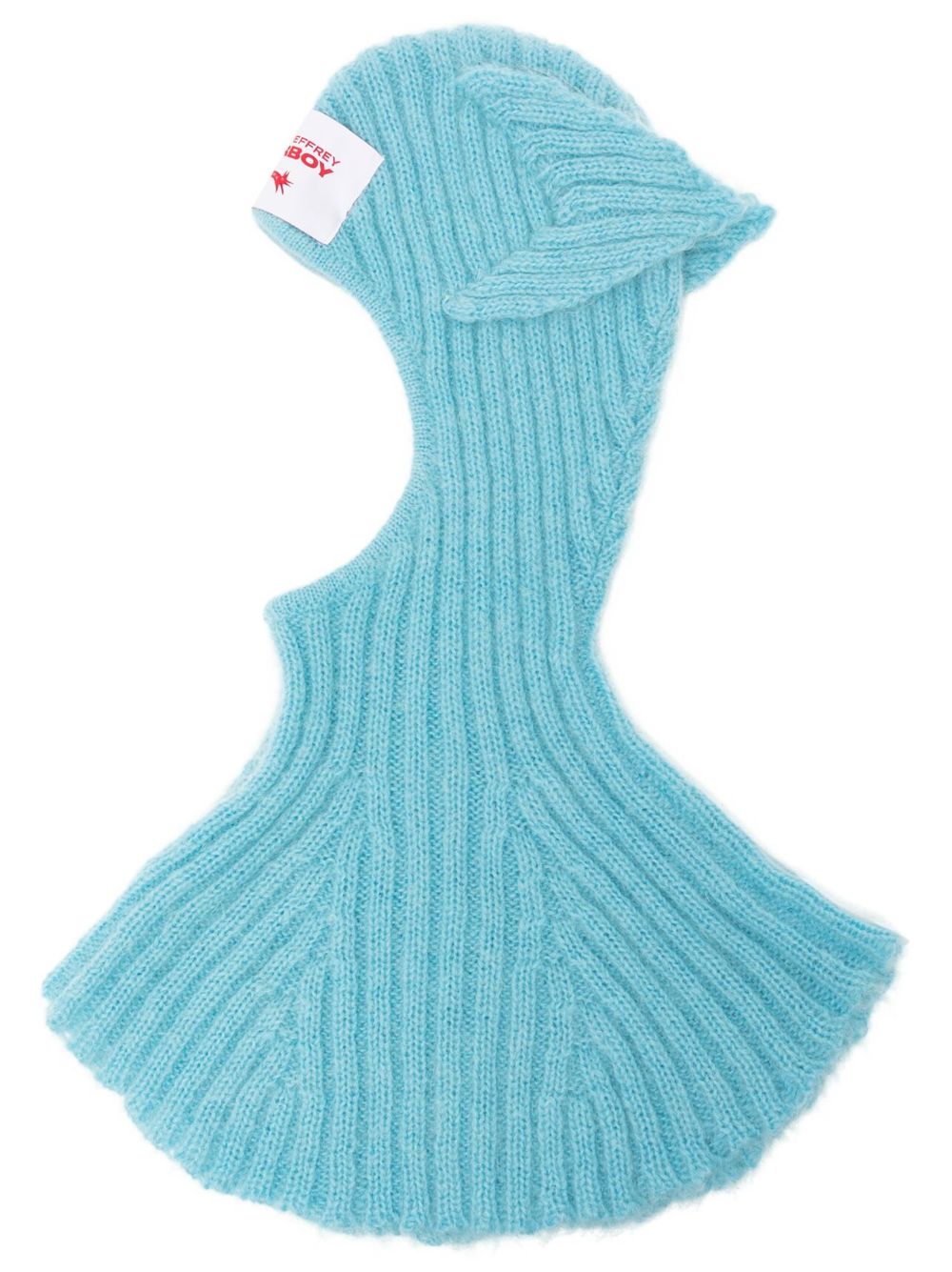 Charles Jeffrey Loverboy Chunky Ears 针织巴拉克拉瓦帽 - 蓝色