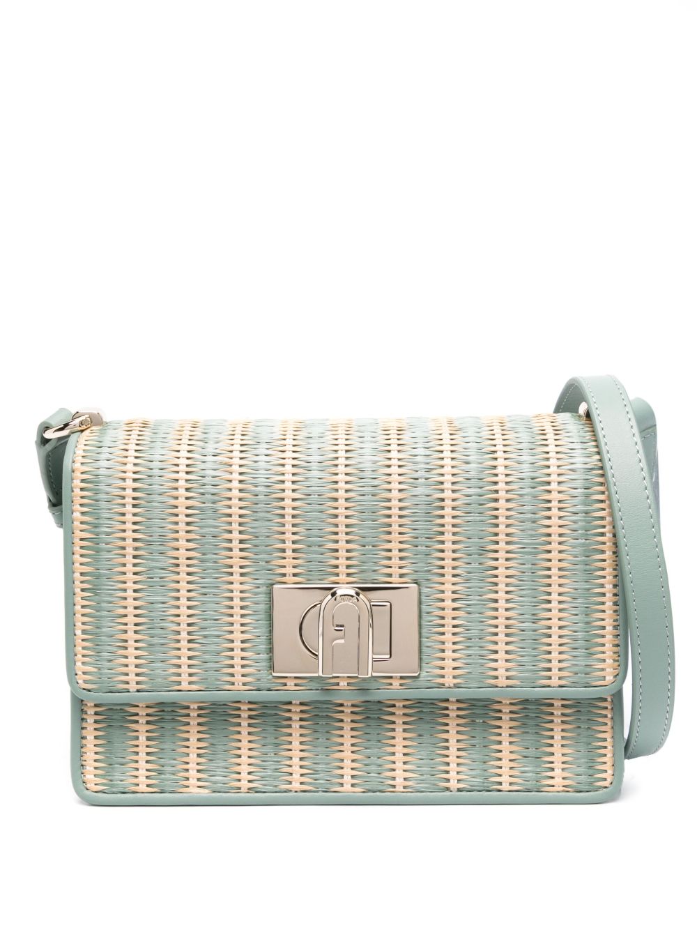Furla 1927 系列拉菲草单肩包 - 中性色