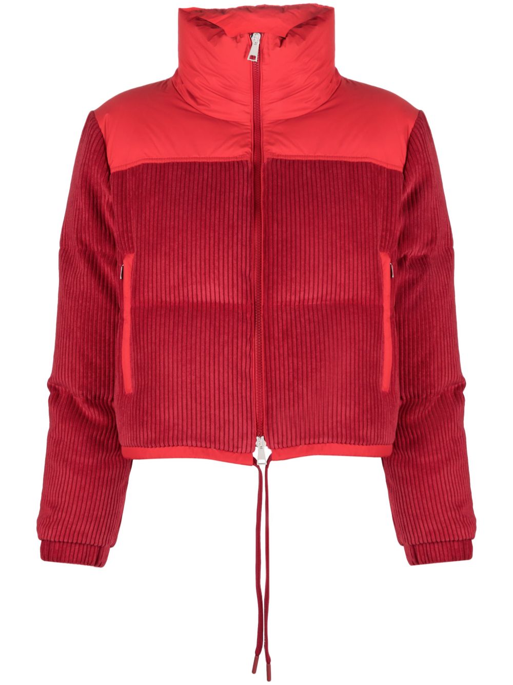 Moncler Waitaki 拼接绗缝夹克 - 红色
