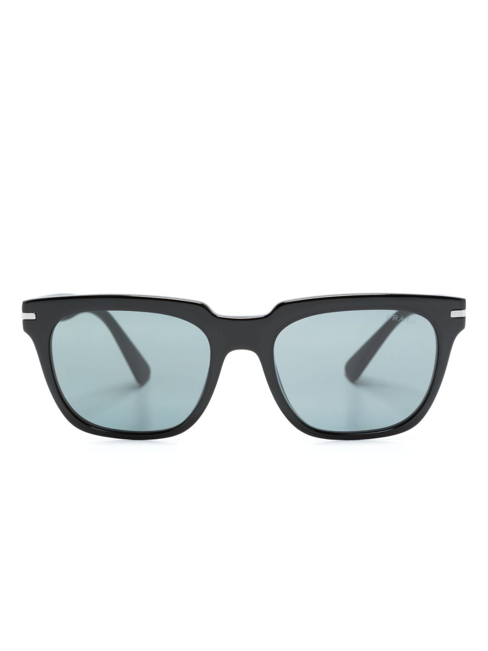 Prada Eyewear 方框太阳眼镜 - 黑色