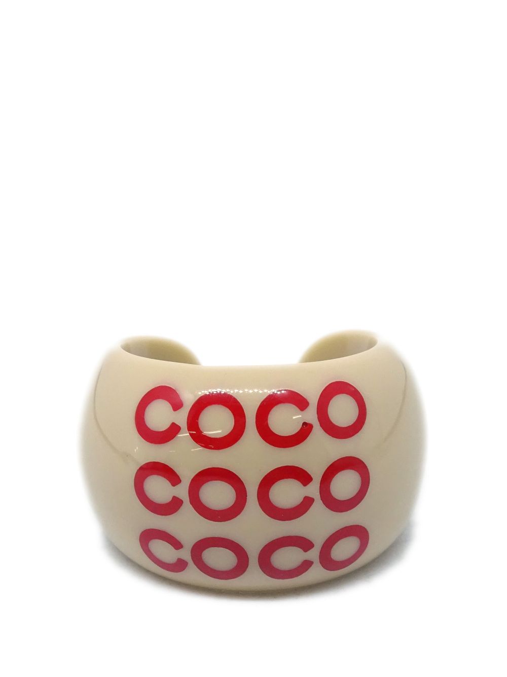 CHANEL Pre-Owned CC Coco 戒指（2001年典藏款） - 中性色