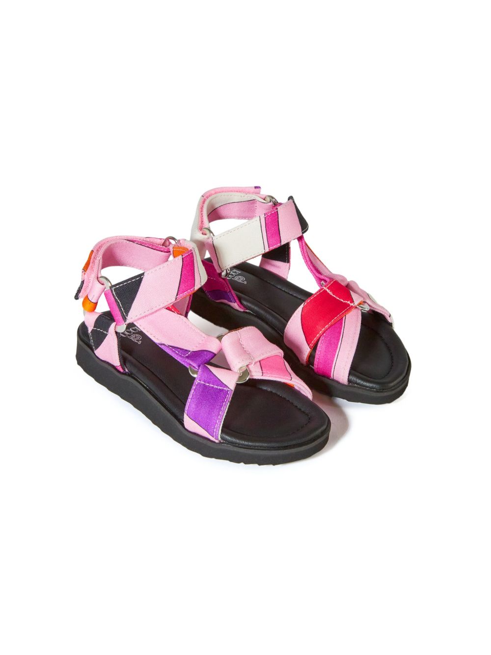 PUCCI Junior Marmo 印花凉鞋 - 粉色
