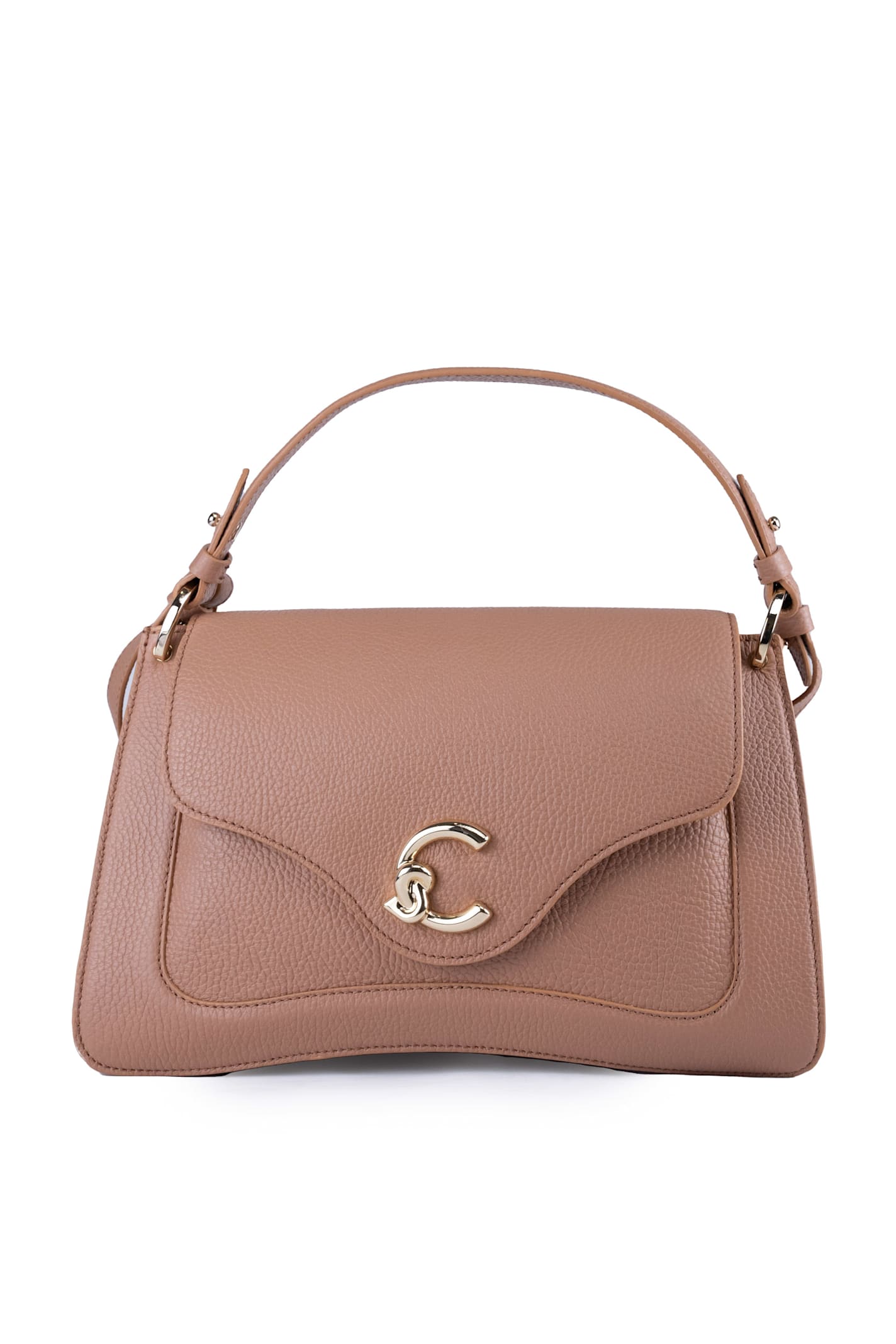 Coccinelle C-me 中号皮质手提包