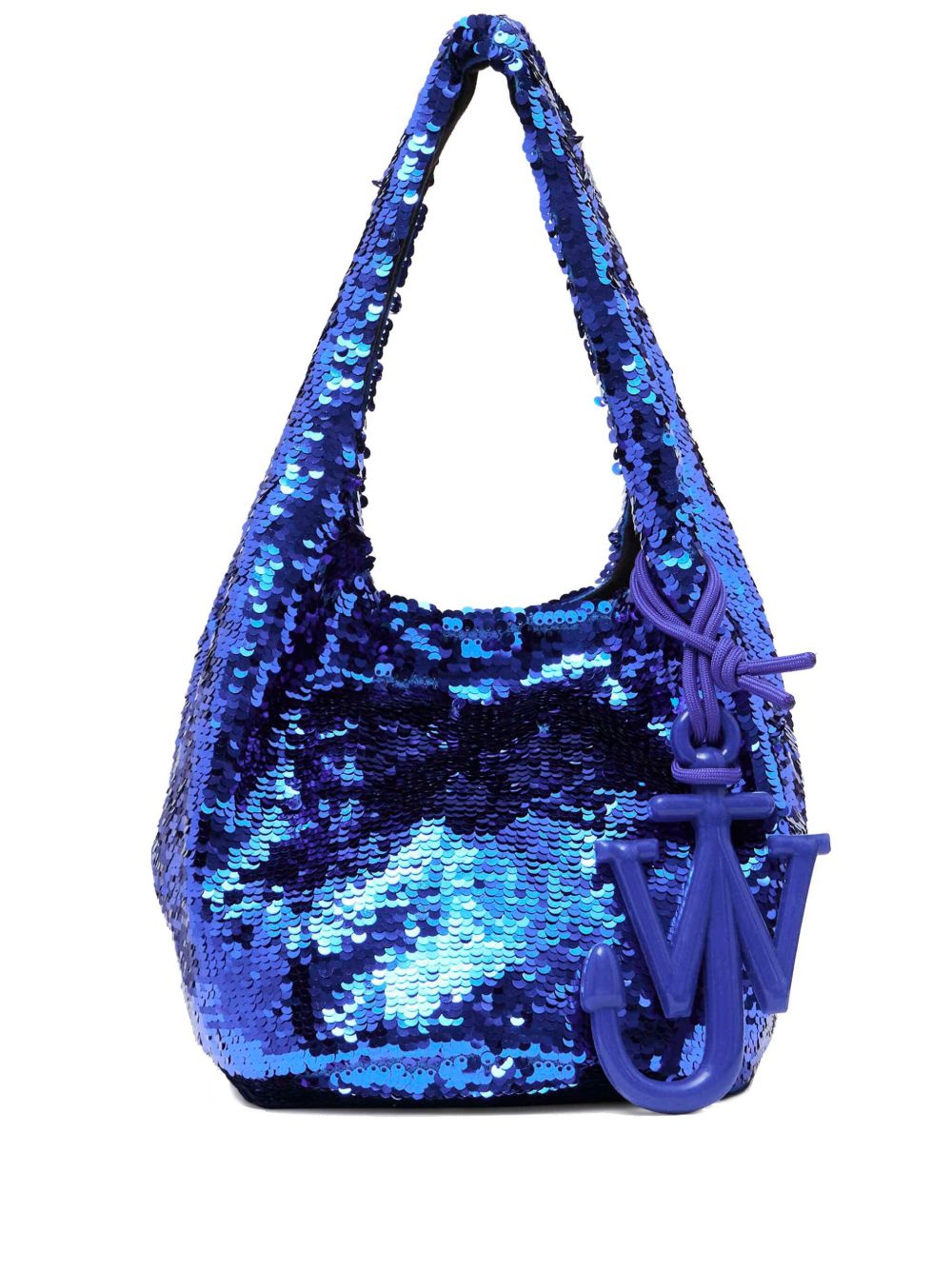 JW Anderson Sequin Shopper 迷你手提包 - 蓝色