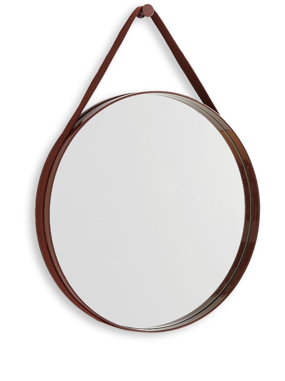 HAY Strap Mirror No 2 镜子（50厘米） - 褐色
