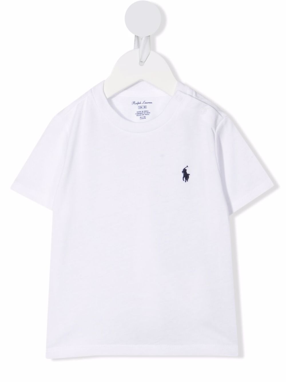 POLO RALPH LAUREN KIDS Polo Pony logo T恤 - 白色