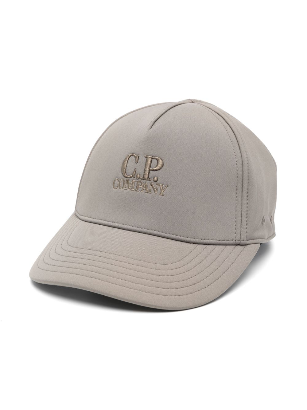 C.P. Company Kids 刺绣logo棒球帽 - 绿色