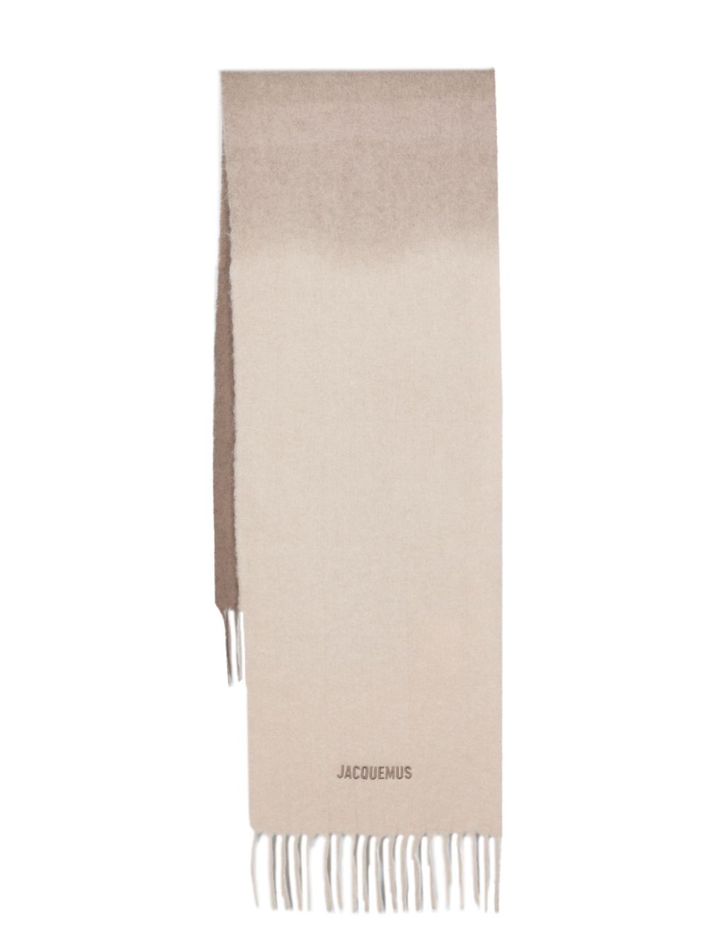Jacquemus L'Echarpe Moisson 渐色效果围巾 - 中性色