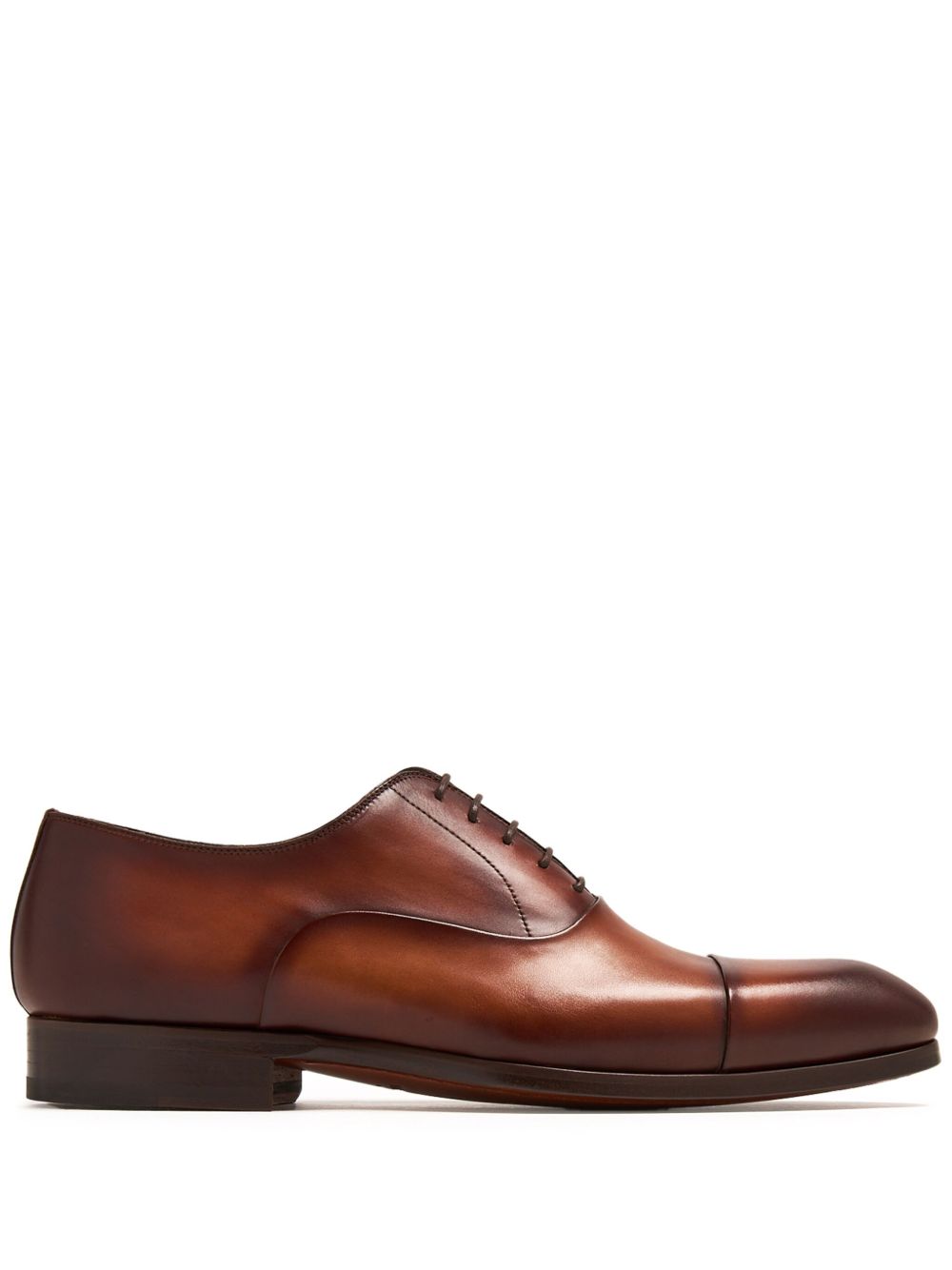 Magnanni 皮质牛津鞋 - 褐色