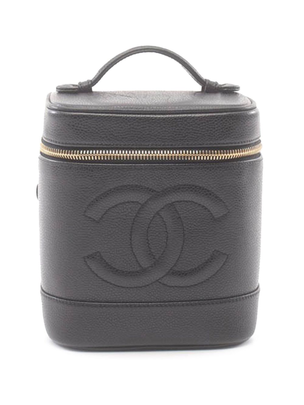 CHANEL Pre-Owned CC Caviar Case 化妆包（1994-1996年典藏款） - 黑色