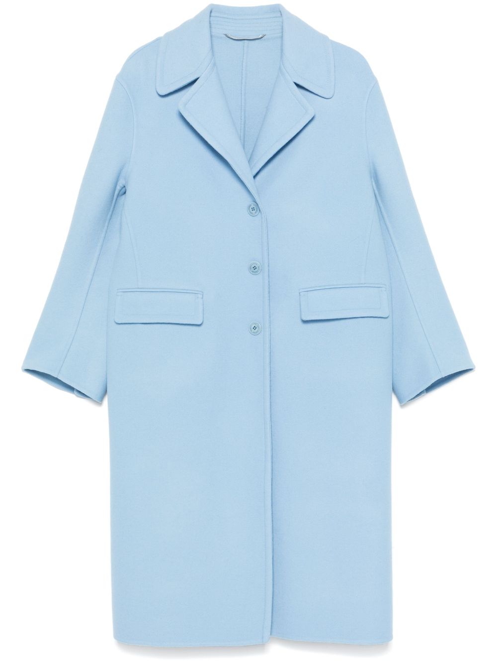 Ermanno Scervino 初剪羊毛外套 - 蓝色