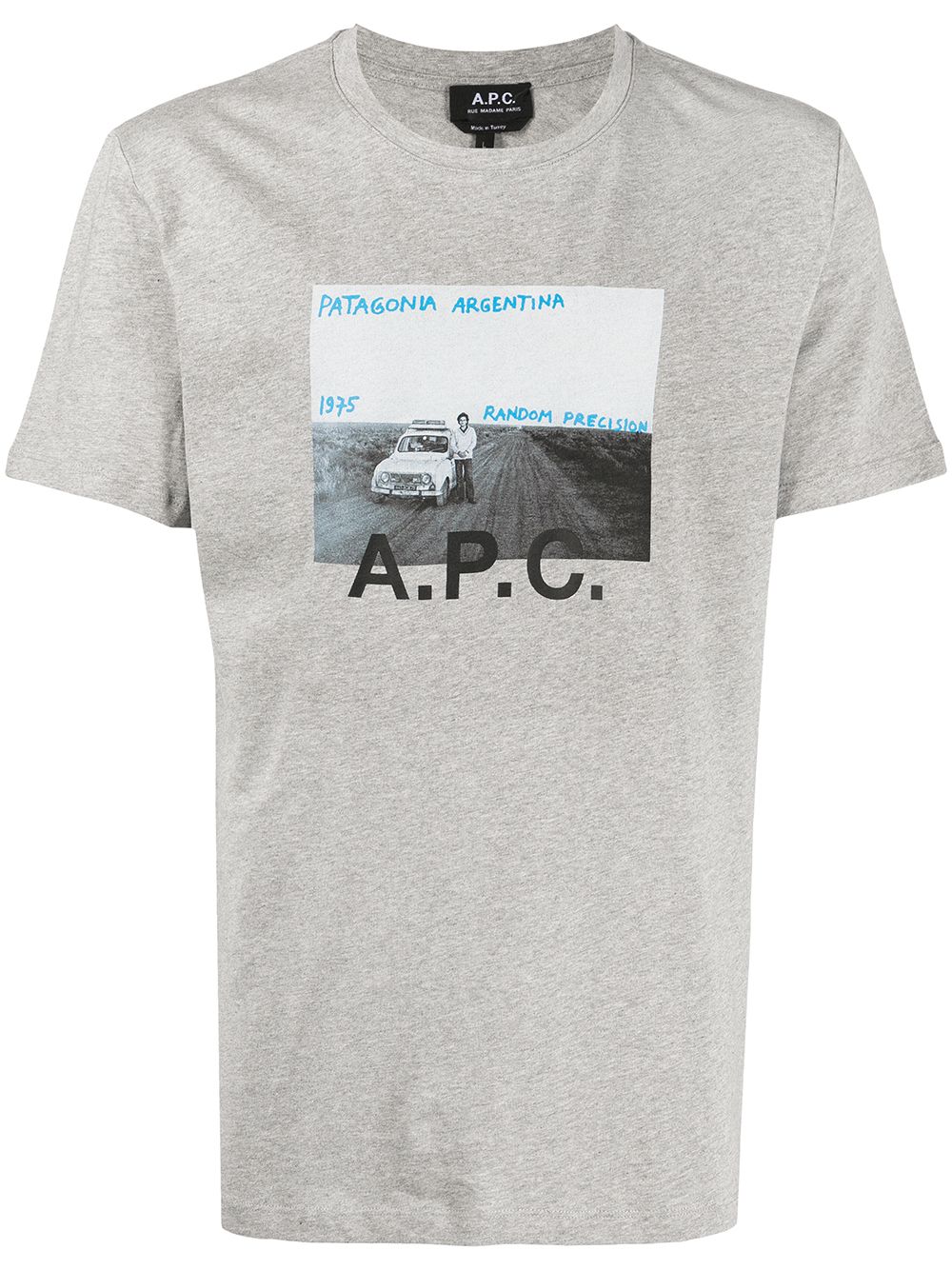 A.P.C. Lucien 照片印花T恤 - 灰色