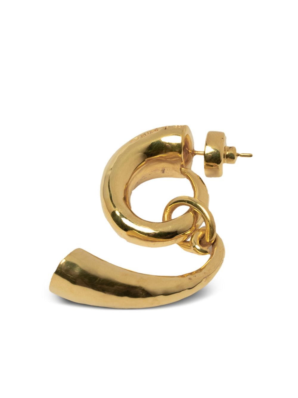 Parts of Four Horn Pendant 耳环 - 金色