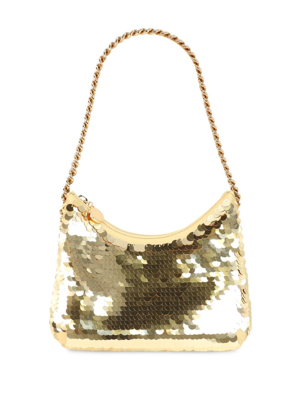 Stella McCartney Falabella 亮片缀饰单肩包 - 金色