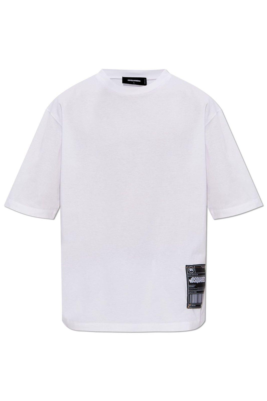 Dsquared2 Logo Patch Crewneck T-shirt