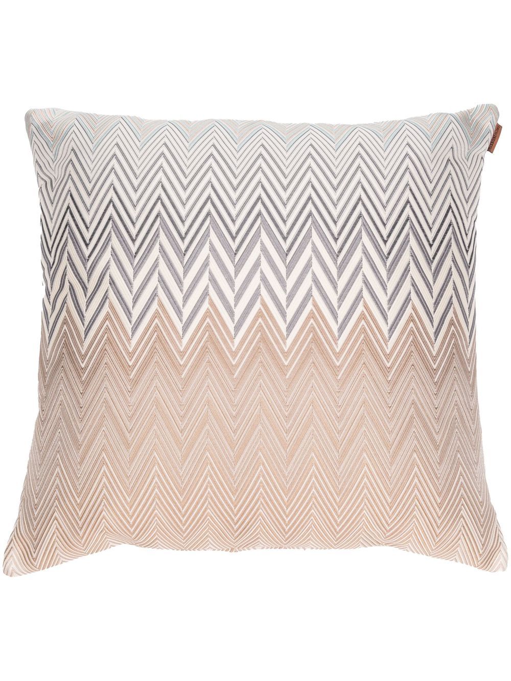 Missoni Home Z字形图案羽绒抱枕 - 中性色