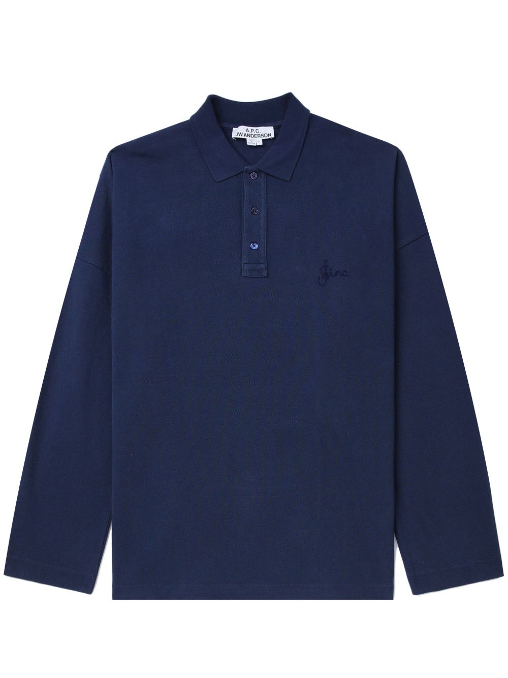 A.P.C. x JW Anderson polo衫 - 蓝色