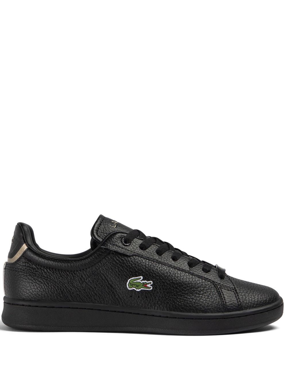 Lacoste Carnaby Pro 皮质运动鞋 - 黑色