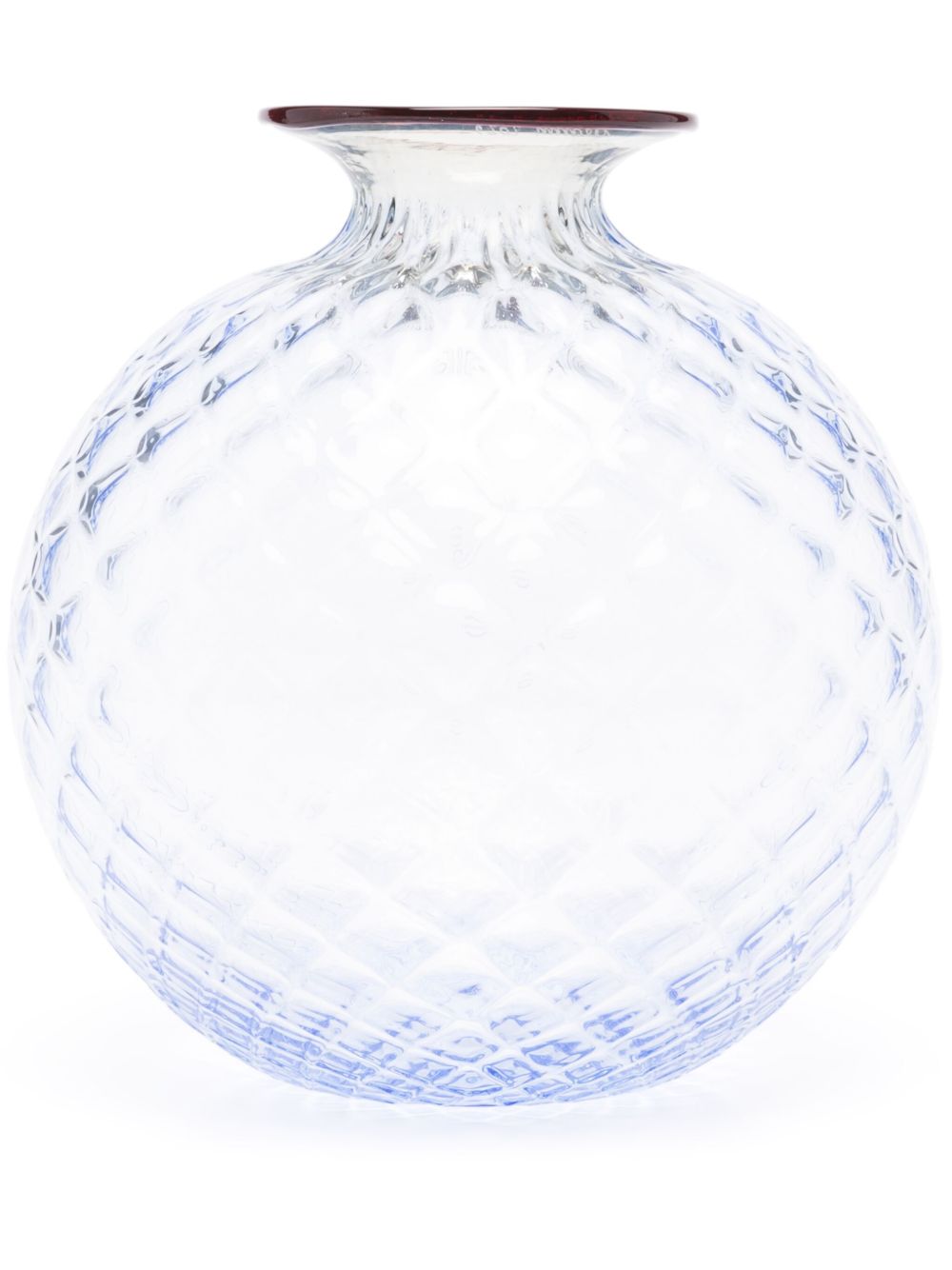 Venini Monofiori Balloton 玻璃花瓶（22厘米 x 30厘米） - 蓝色