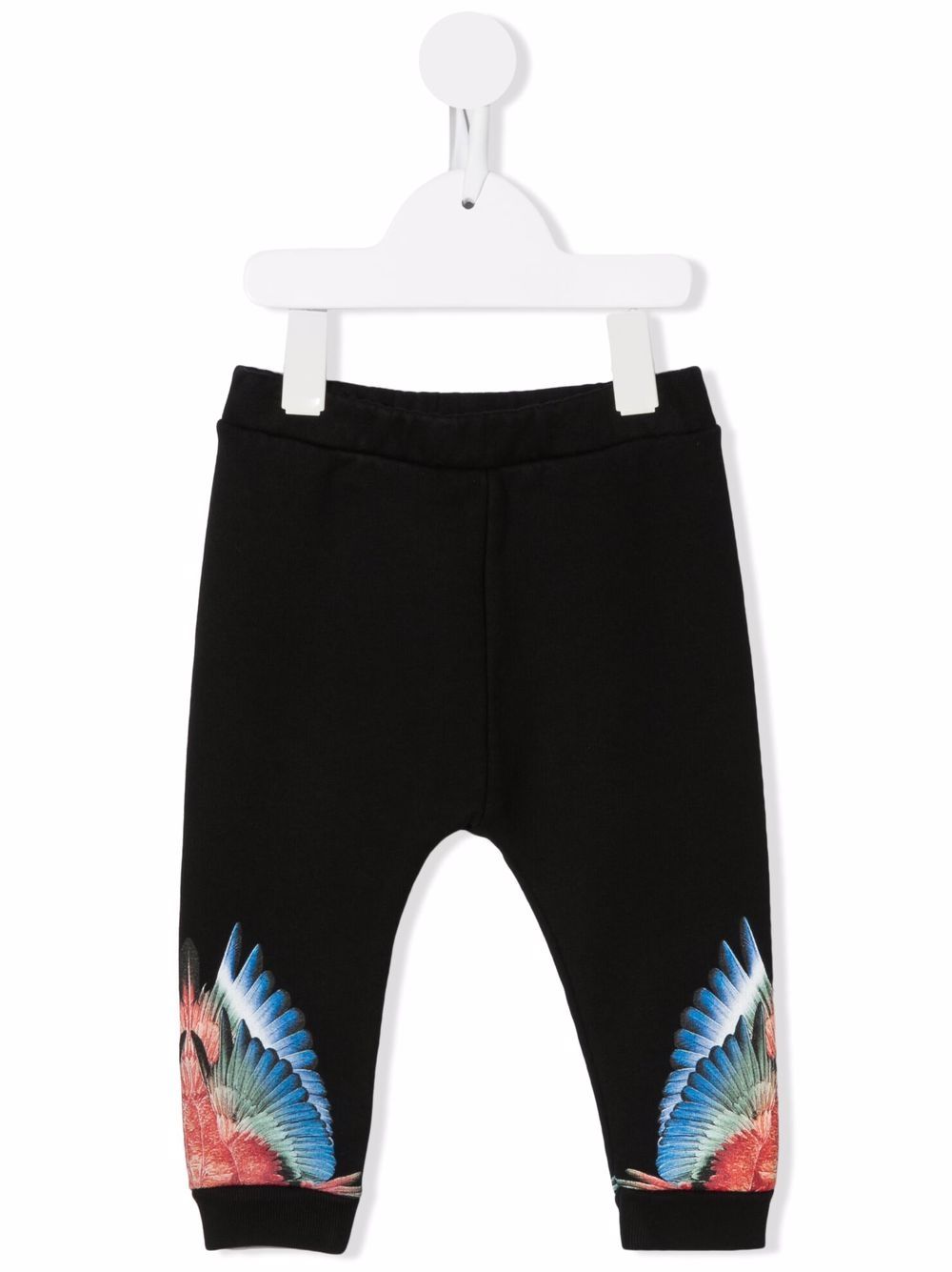 Marcelo Burlon County Of Milan Kids Wings 印花运动裤 - 黑色
