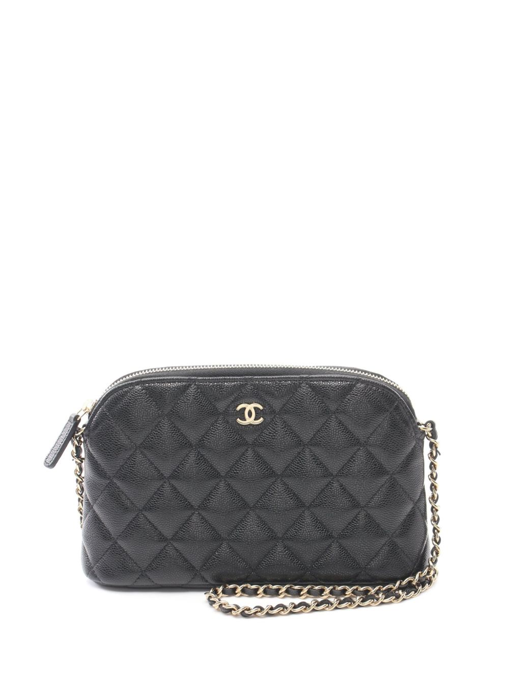 CHANEL Pre-Owned Classic 单肩包（2021年代典藏款） - 黑色